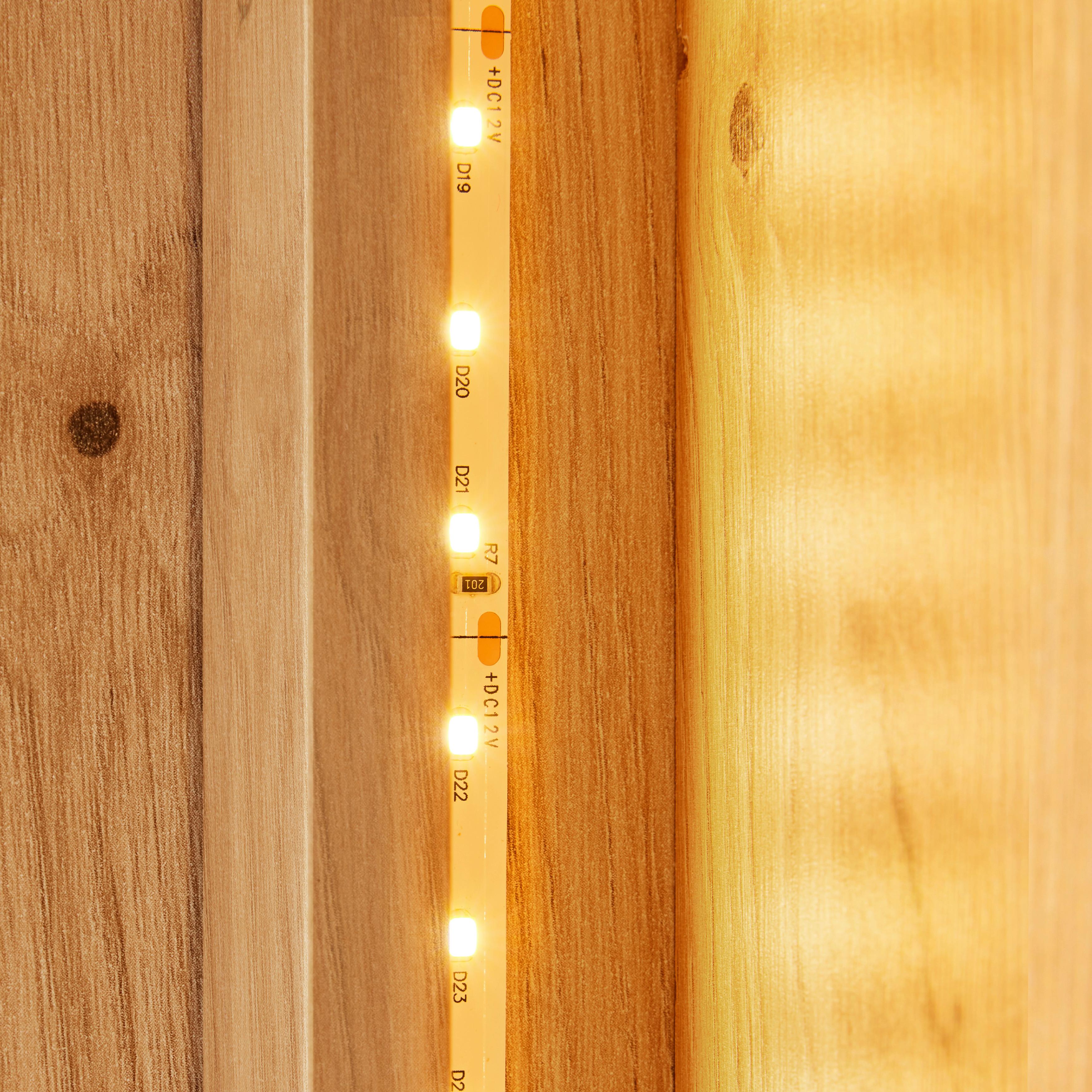 Lichtleistenset Florenz Weiß max. 9,84 Watt - Weiß, MODERN, Kunststoff (135cm) - Premium Living