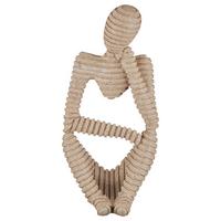 Skulptura Rider Ii - bež, Lifestyle, plastika (12/25,5/10,5cm) - Mömax