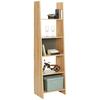 HYLLA PISA -EXKLUSIV- - ek Artisan, Modern, trämaterial (54/186/38cm) - Mömax