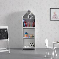 Regal für Kinder, weiß, "Lia" - Weiß, MODERN (47/150/30cm) - Bessagi Kids