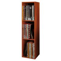 Schallplattenregal Platto in Nussbaumfarbe, B: 34 cm - Nussbaumfarben, KONVENTIONELL, Holzwerkstoff (34/115/29cm) - MID.YOU