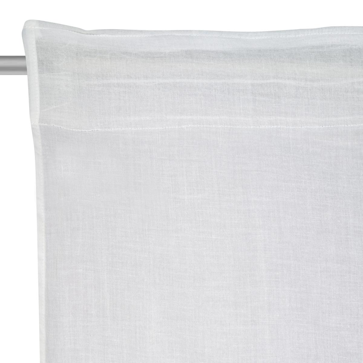ZASŁONA GOTOWA ALISIA - biały, Basics, tkanina (140/255cm) - Bio:Vio