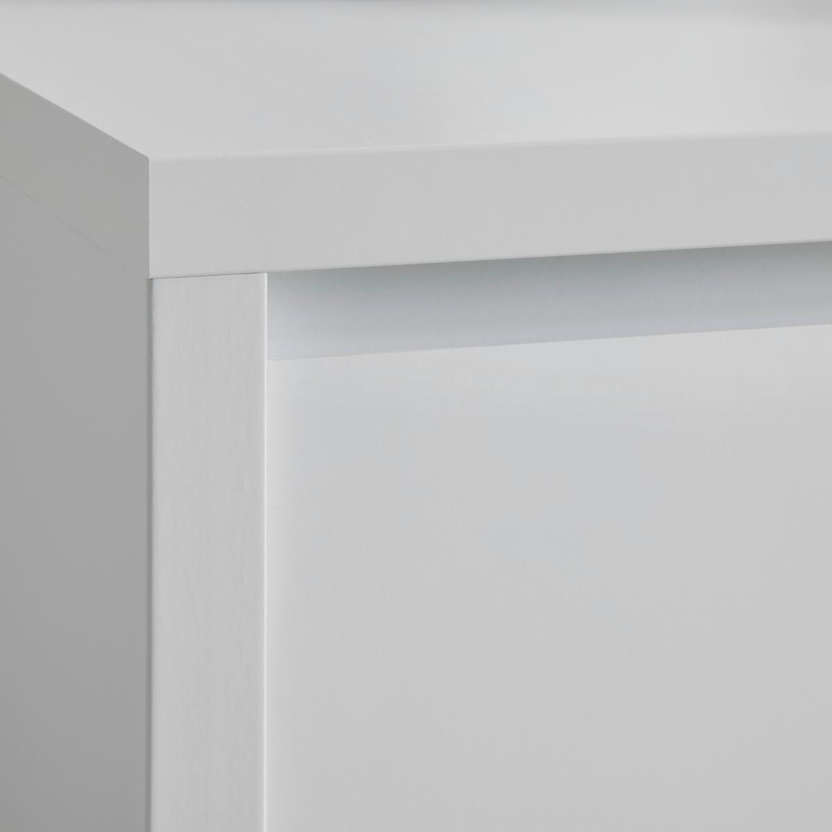 Lowboard Larios B in Weiß - Schwarz/Weiß, MODERN, Holzwerkstoff/Kunststoff (143/61/40cm) - Mömax