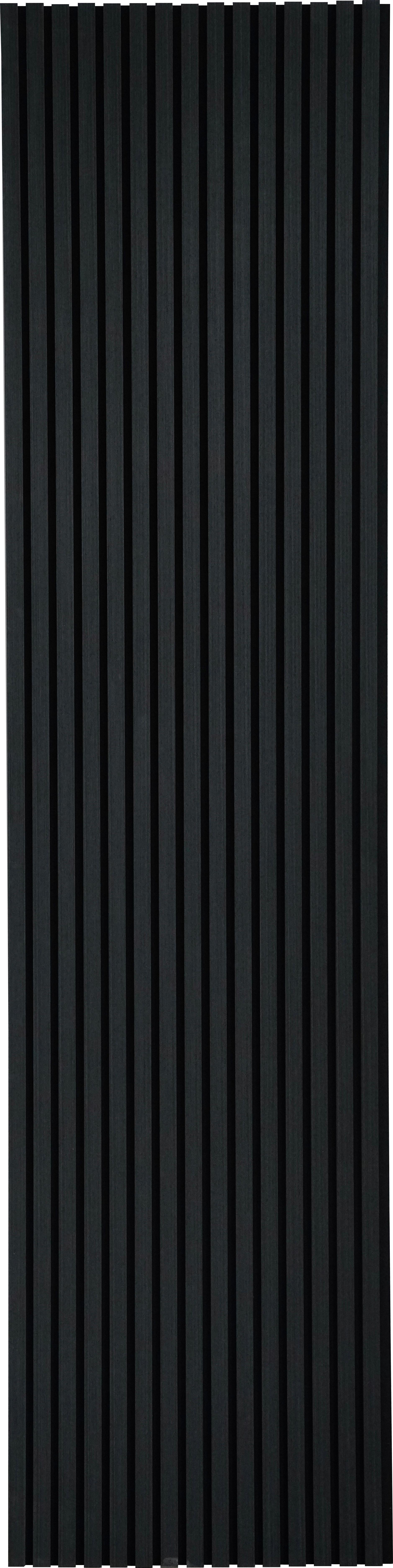 Akustikpaneel Noise Schwarz/Eiche Dunkel - Eiche dunkel/Schwarz, MODERN, Holz/Holzwerkstoff (60/120/2,1cm)