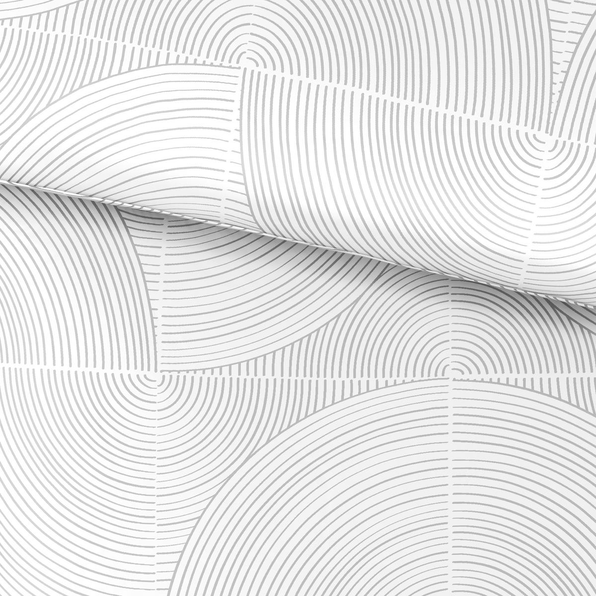 BETTWÄSCHESET CIRCLES - Hellgrau, Modern, Textil (160/210cm) - Modern Living