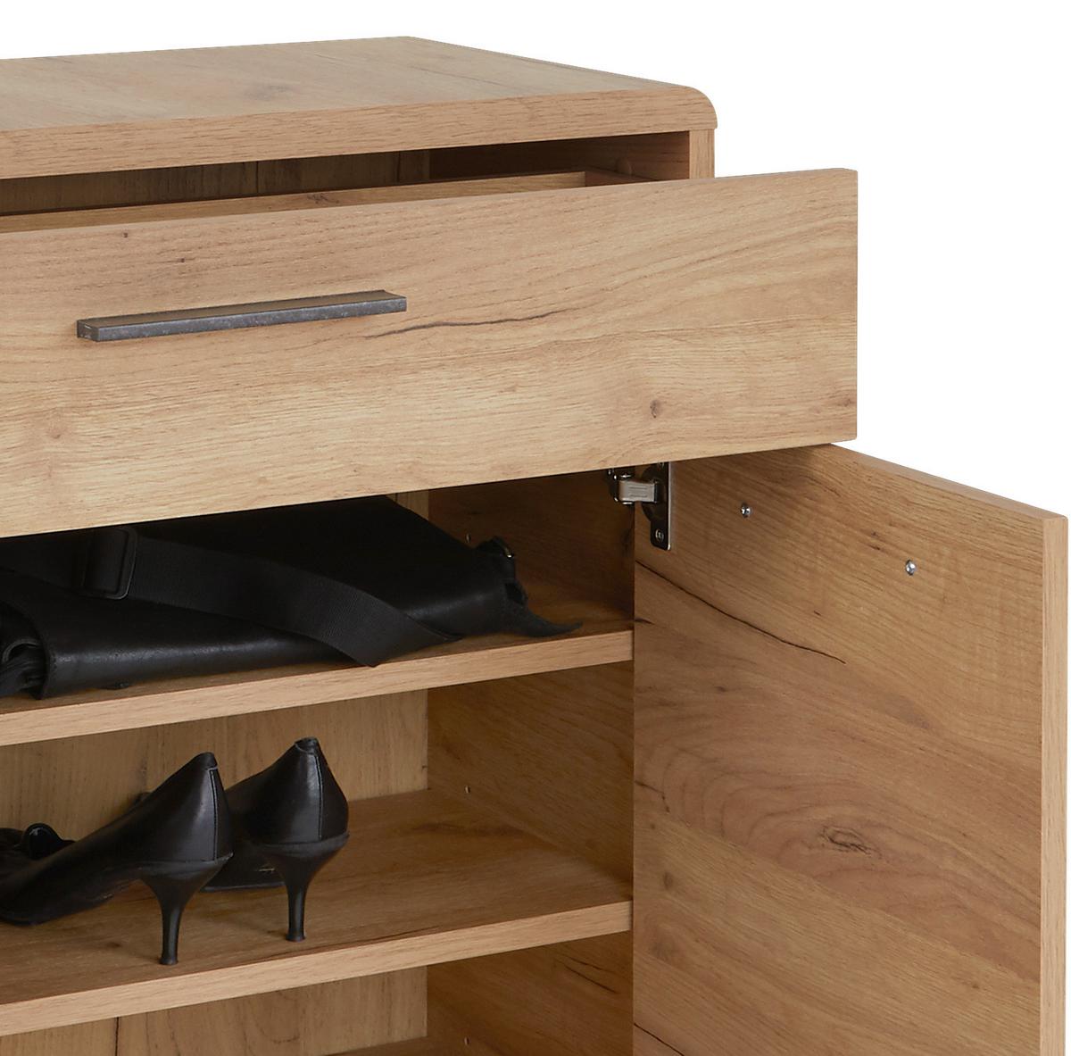 Comodă FONTANA - culoare lemn stejar, Modern, material pe bază de lemn (84/90/32cm) - Modern Living