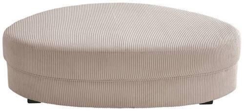 Hocker Limoncello beige Cord - Beige/Schwarz, Design, Kunststoff/Textil (150/38/96cm) - Livetastic