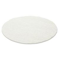 Hochflorteppich Dream Creme Ø ca. 80cm - Creme, KONVENTIONELL, Textil (80cm)