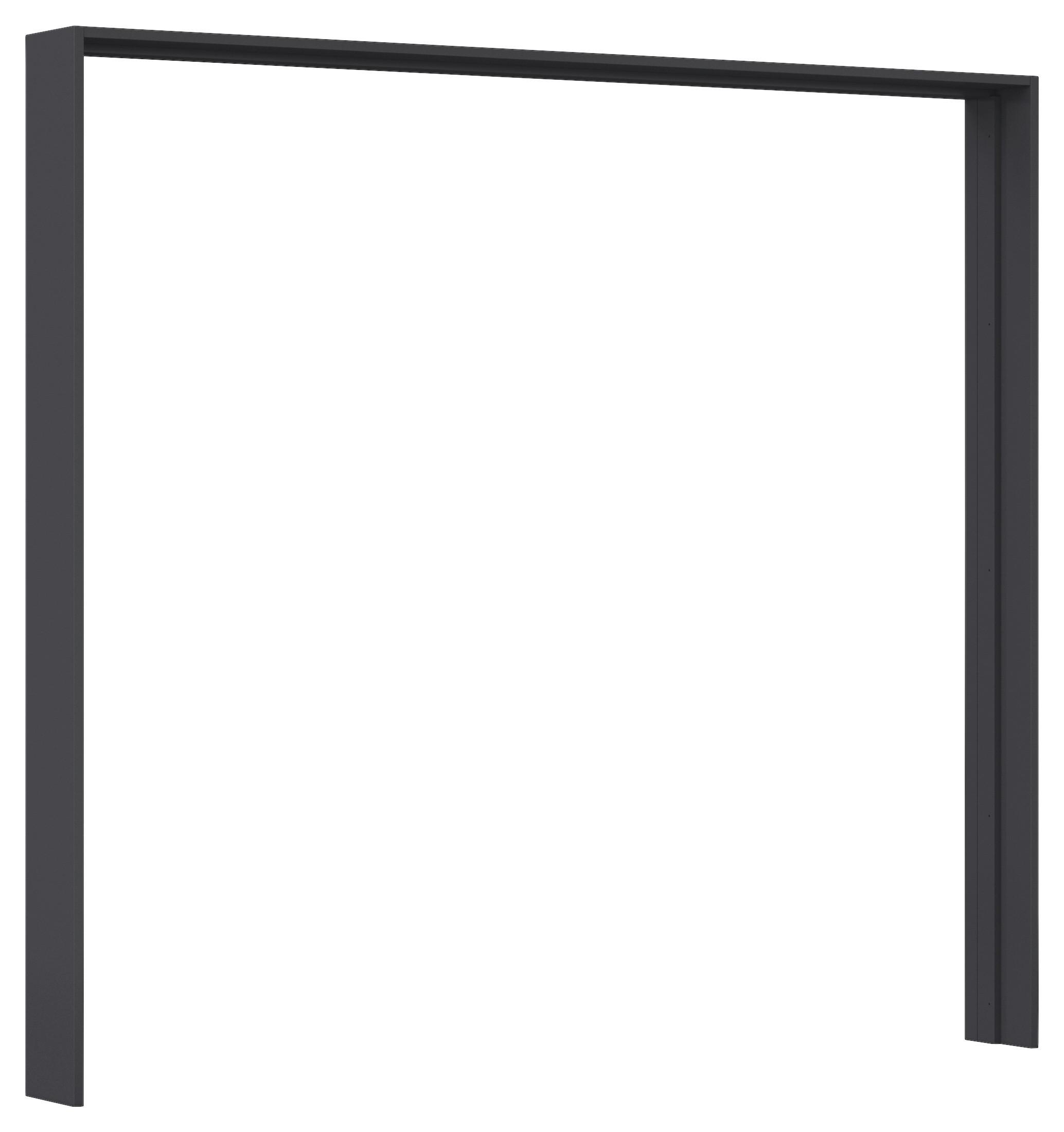 Passepartout Caspio Grau - Grau, KONVENTIONELL, Holzwerkstoff - Premium Living