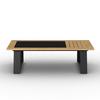 LOUNGEGRUPP FABRIZIA - grå, Modern, metall/trä - Bessagi Garden