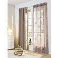 Perdea Cu Inele Tip Capsă Circle - maro, Modern, textil (140/245cm) - Premium Living Perdea Cu Inele Tip Capsă Circle - maro, Modern, textil (140/245cm) - Premium Living