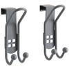 Obešalnik Za Vrata Wenko, 2 Kos, Jeklo - srebrne barve, kovina (3,2/9,5/6cm) - Mömax
