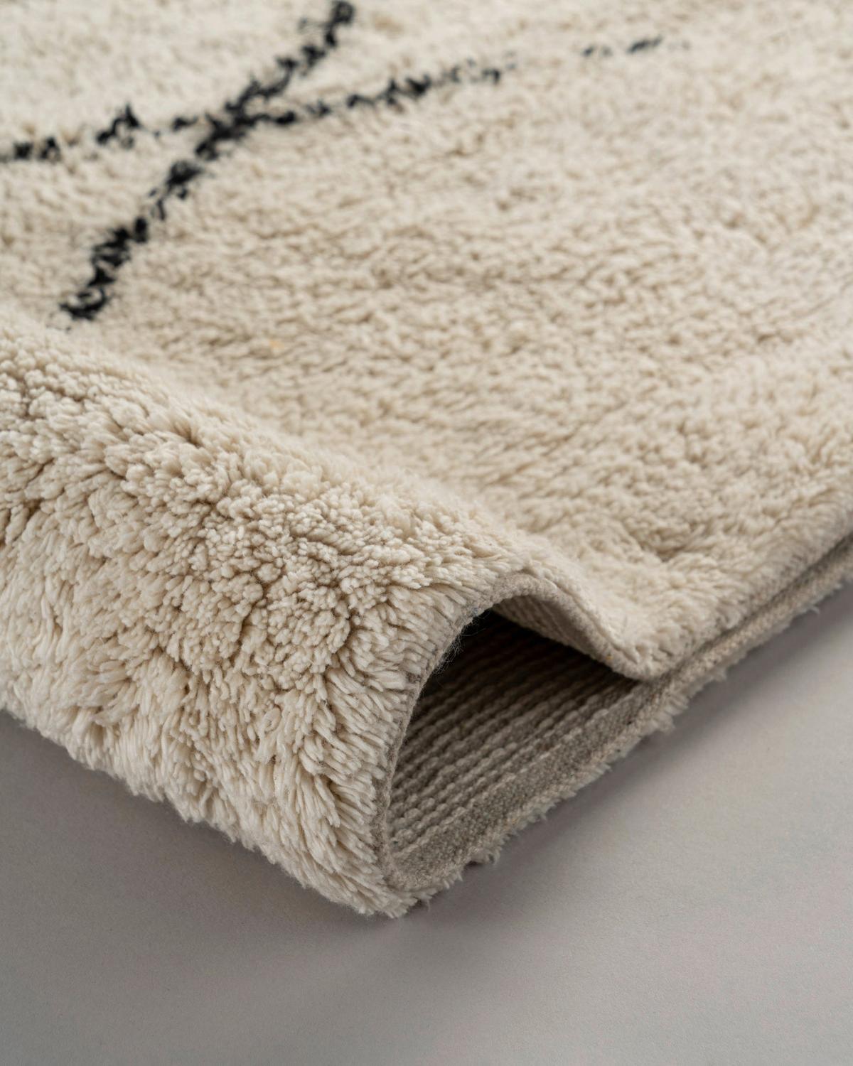 FLACHWEBETEPPICH ALENA 125 CREME/SCHW 200X290 - Creme/Schwarz, Design, Textil (200/290cm) - Kayoom