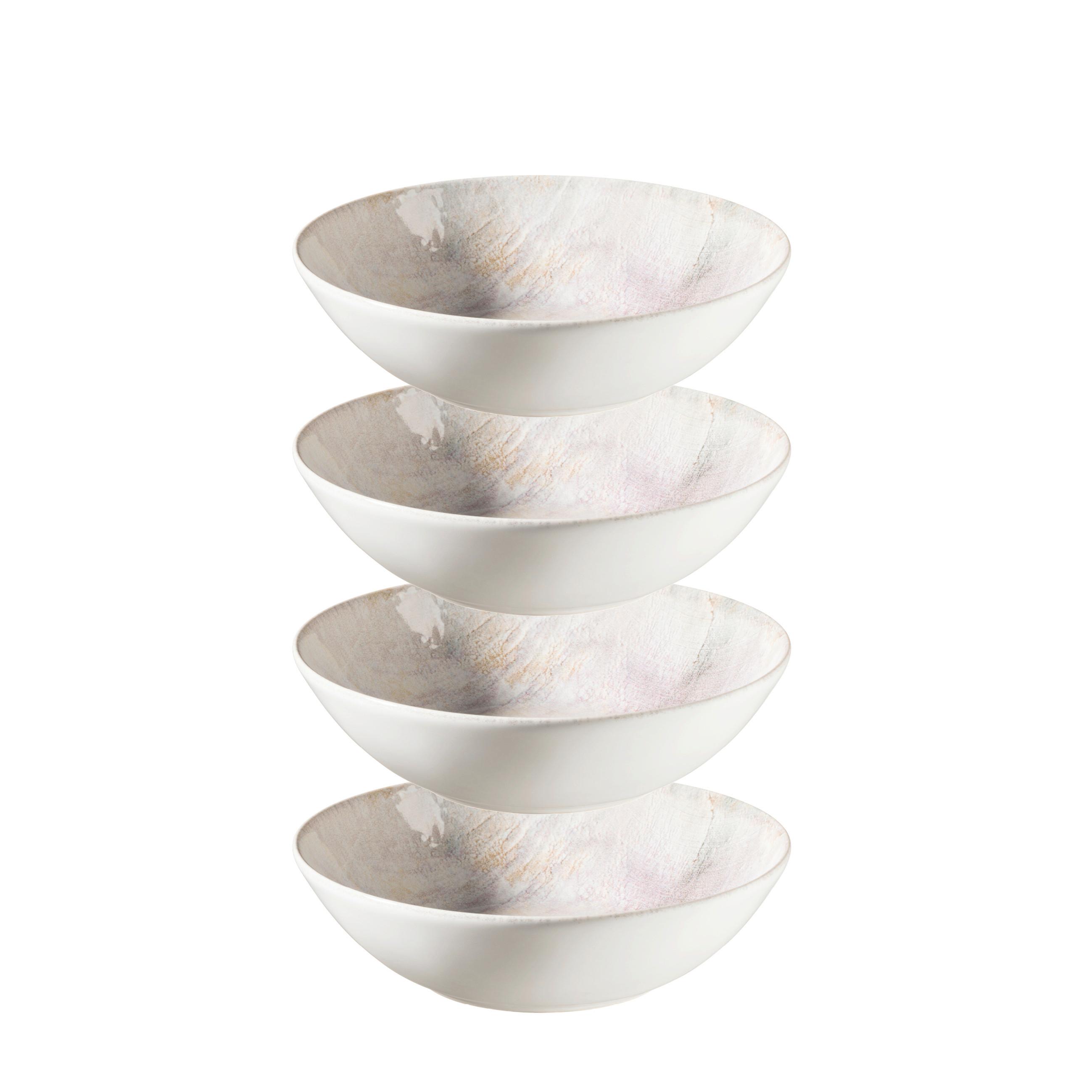 Müslischalenset 935624 - Weiss/Lila, Basics, Keramik (16,5/4,5cm) - Mäser
