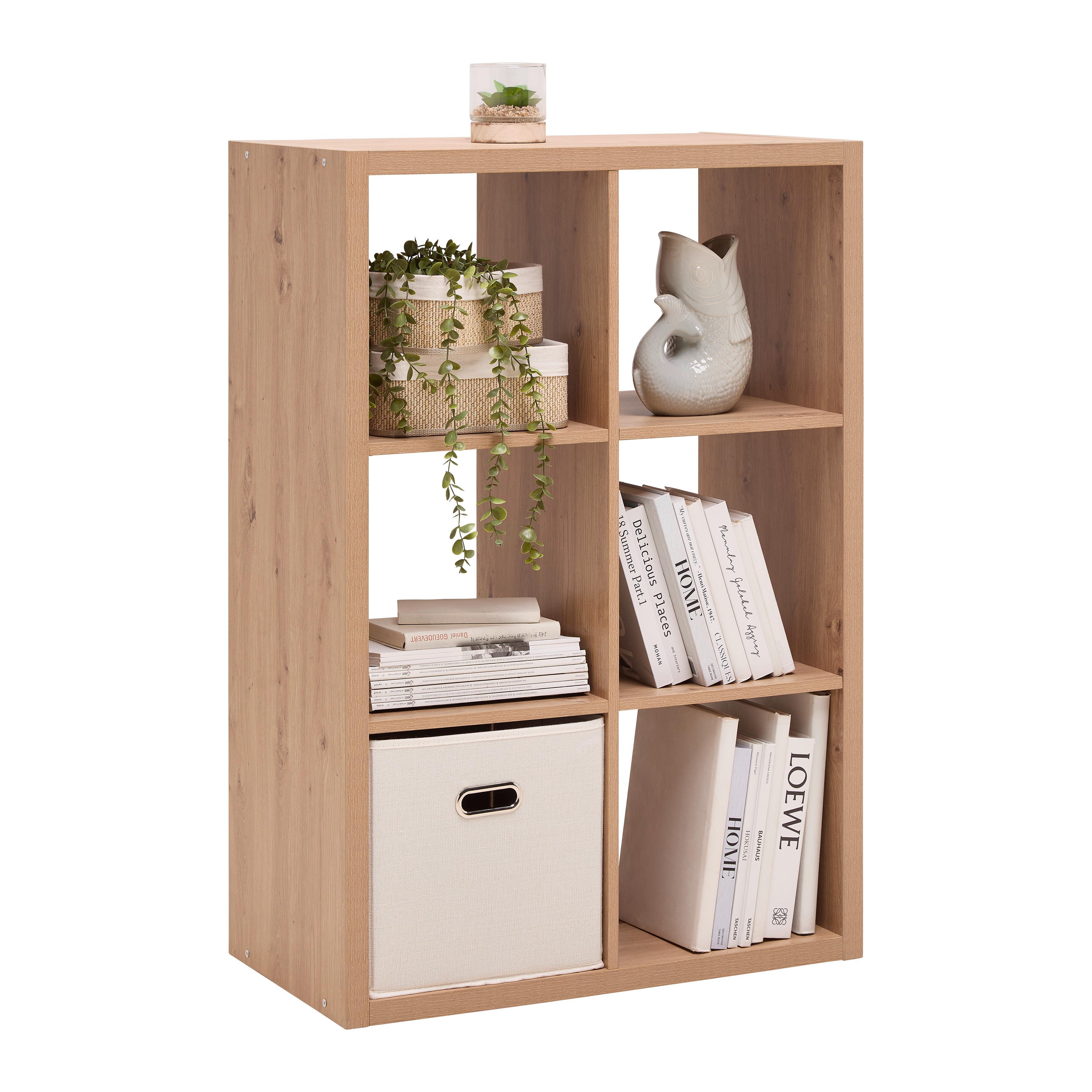 Raumteiler Style Flex - Eiche Artisan, Konventionell, Holzwerkstoff (108/74/39cm) - Based