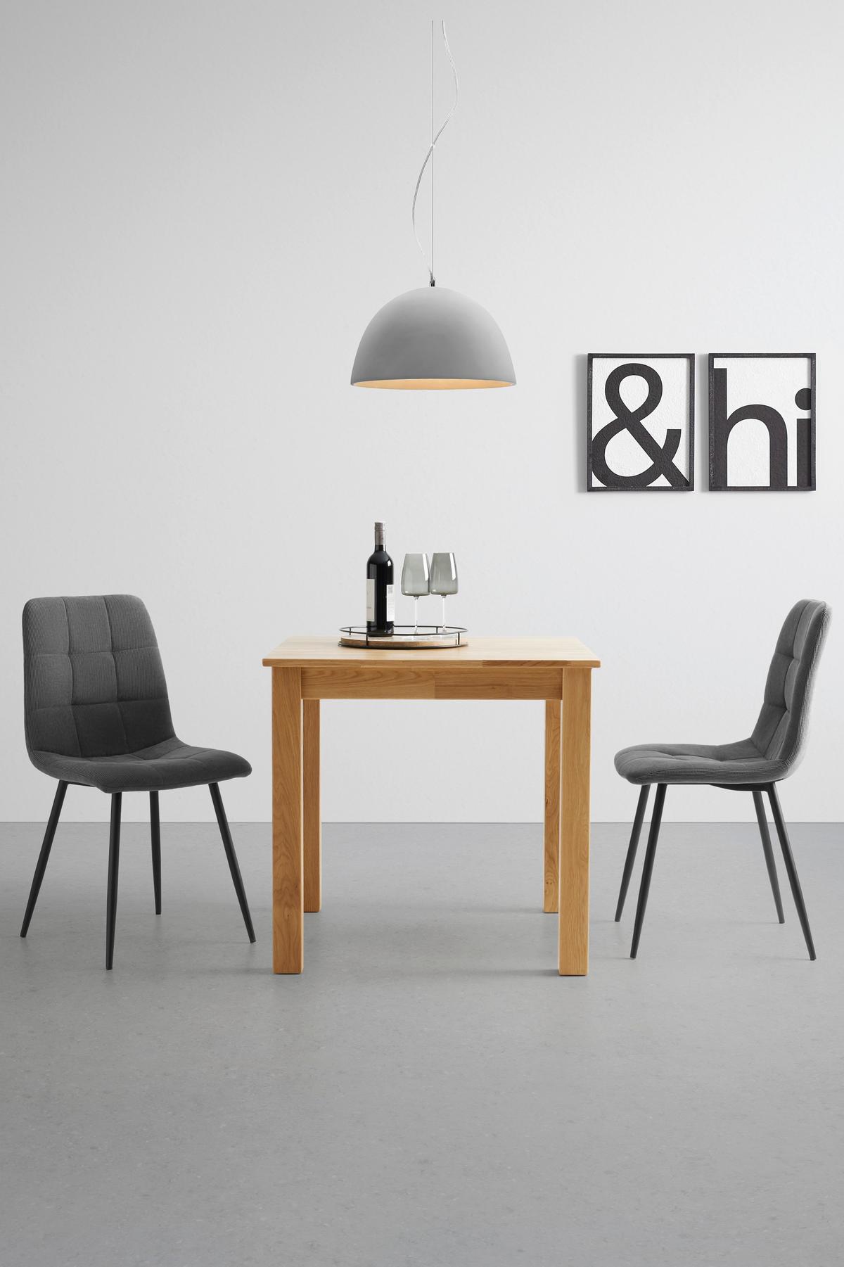 Esstisch Gerhard Eichefarben - Eichefarben, MODERN, Holz (80/80/76cm) - Mömax