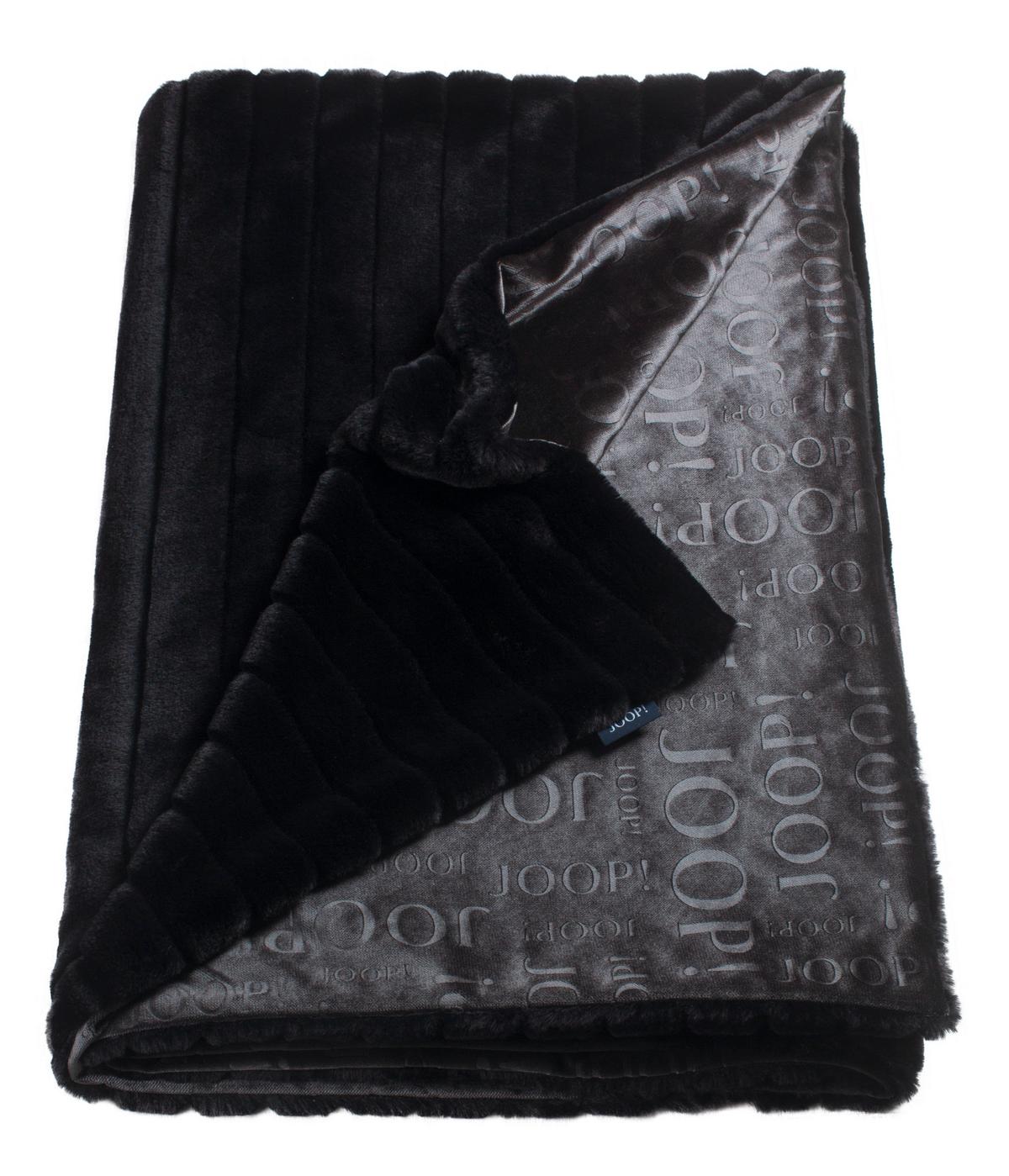 KOC FUTRZANY J-GLAM JOOP! - czarny, Basics, tkanina (130/170cm) - Joop!