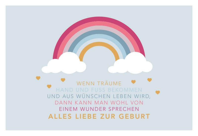 Glückwunschkarte Kupfergold aus Papier - Multicolor, Basics, Papier (24/17,5cm)