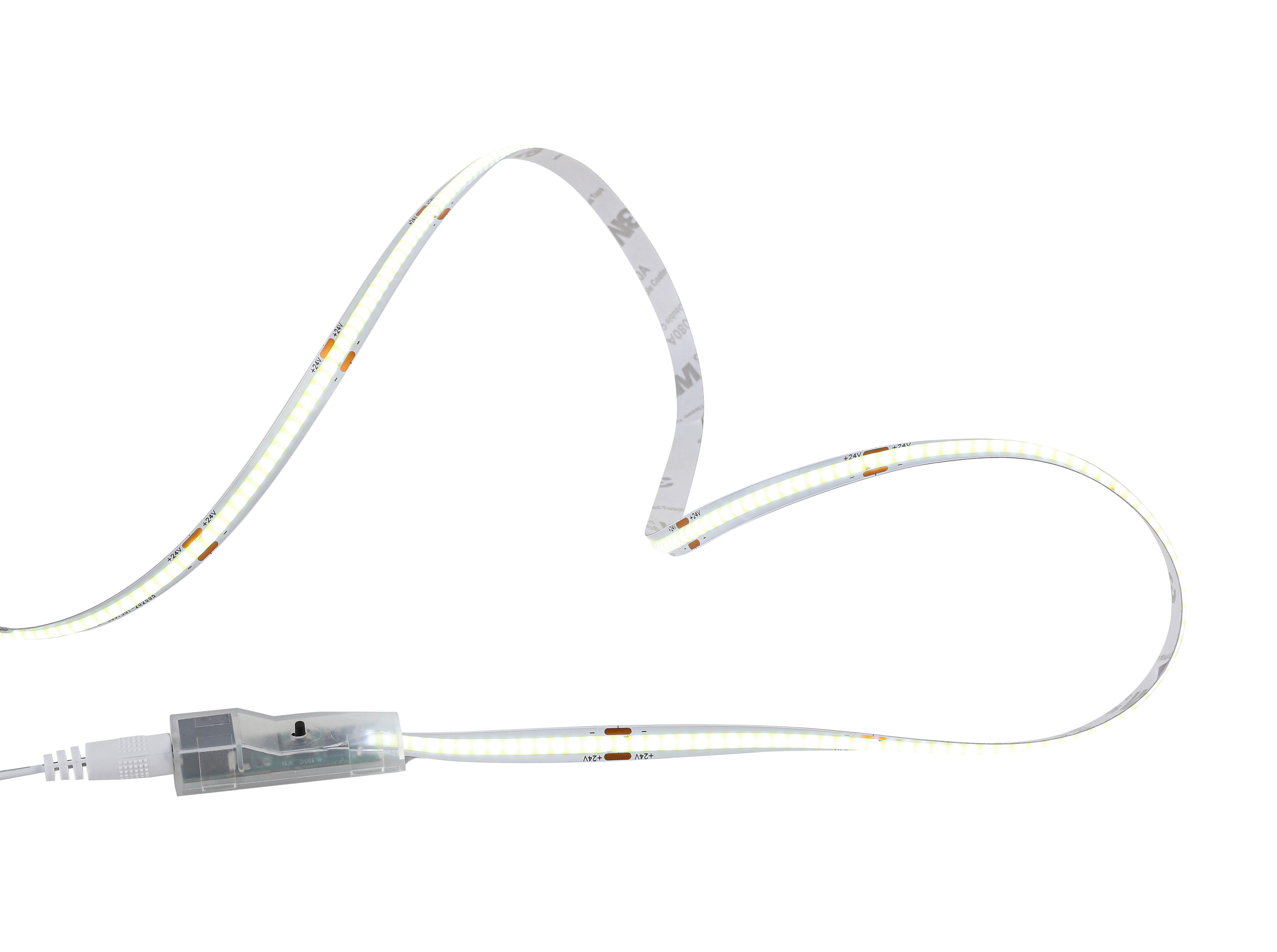LED-LIST HOCH - vit, Modern, plast (500cm) - Mömax
