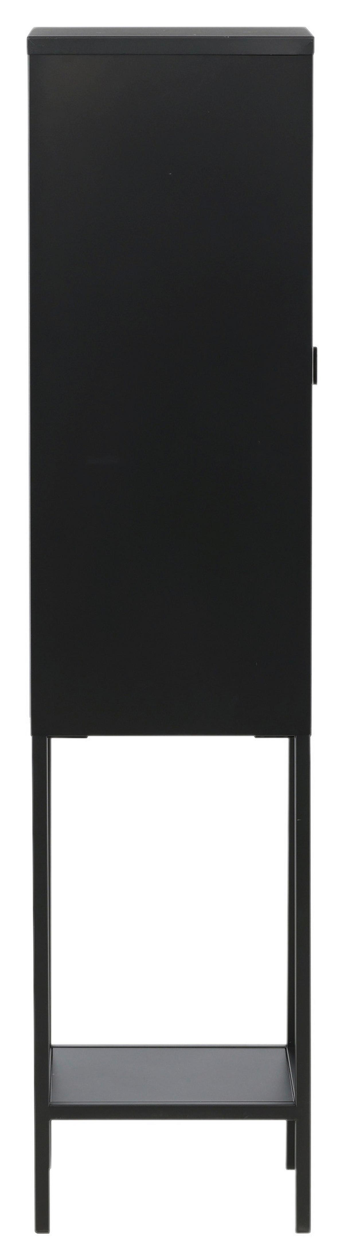 VITRINE MISHA - Schwarz, Design, Metall (40.5/150/35cm) - Livetastic