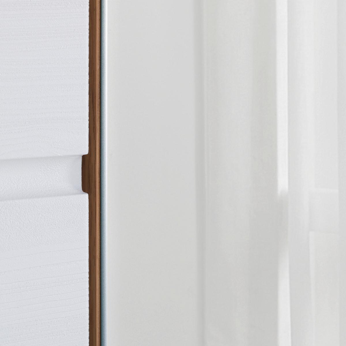 Garderobenschrank in Weiß/Eichefarben - Eichefarben/Weiß, KONVENTIONELL, Holzwerkstoff (84/200/40cm) - Mömax