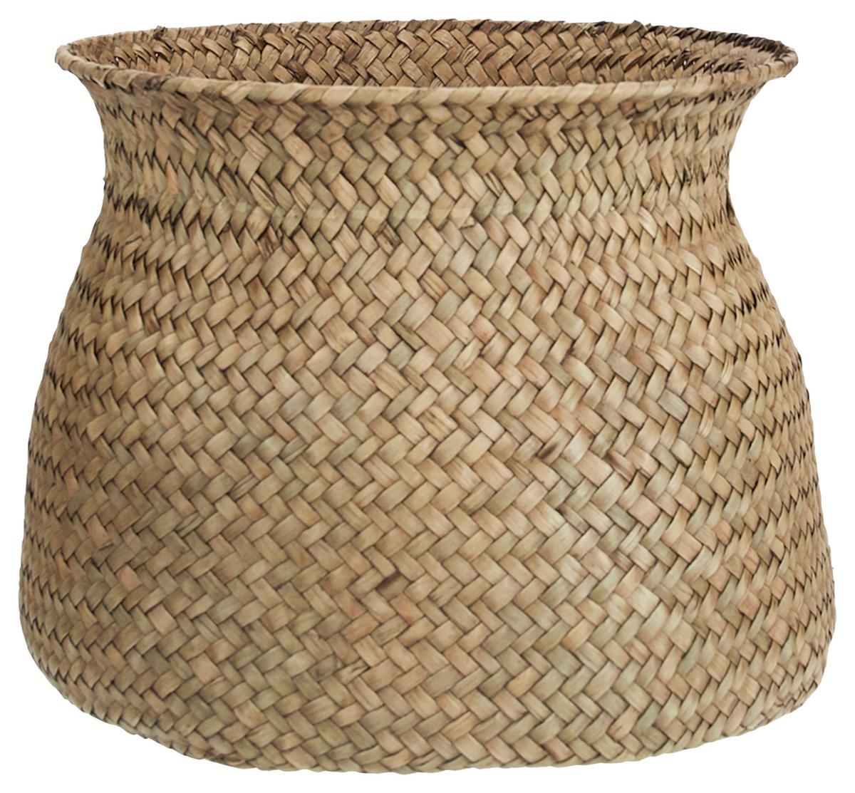 Kosár Jason - M - natúr, Modern, természetes anyagok/fém (22/17cm) - Modern Living