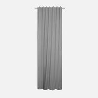 ZASŁONA GOTOWA 0174492 DAN ANTHRAZIT - antracytowy, Basics, tkanina (140/280cm)