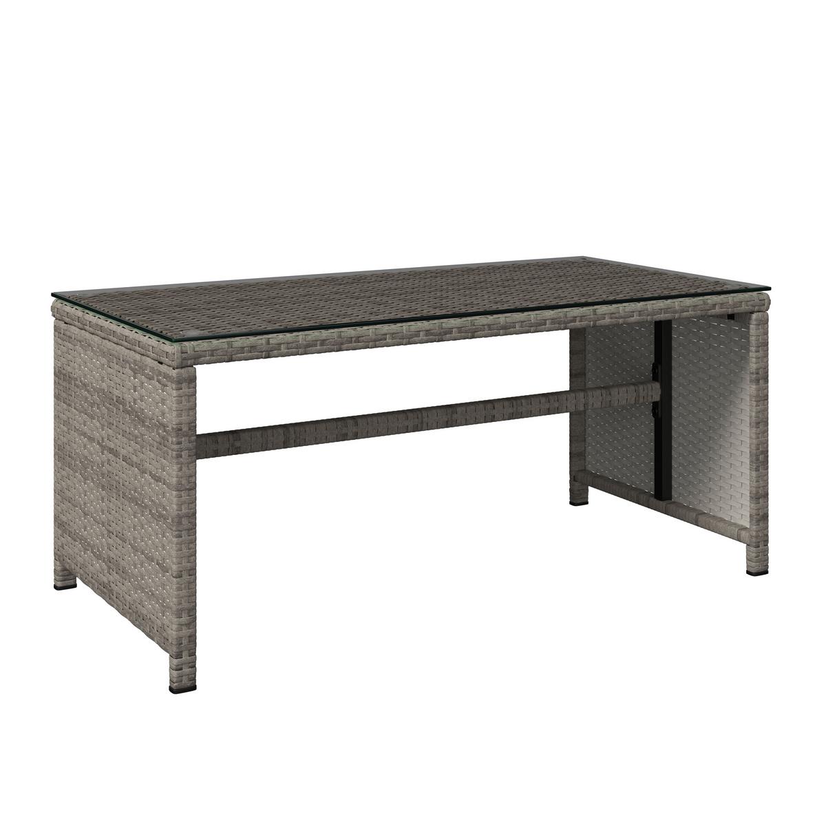 Kerti Garnitúra Michelle - világosszürke/antracit, Basics, műanyag/textil