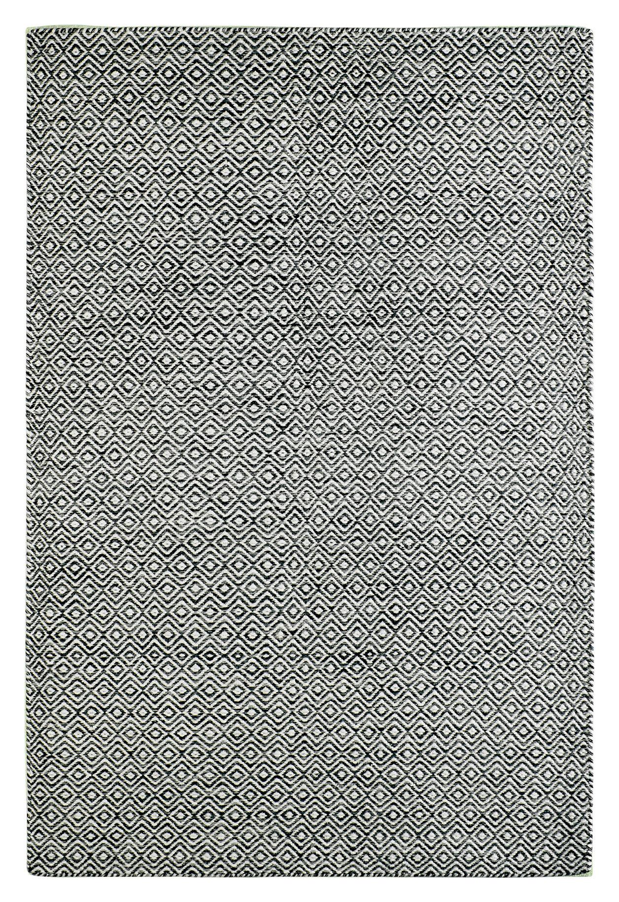 Flachwebeteppich My Jaipur - Graphitfarben, Natur, Textil (160/230cm)