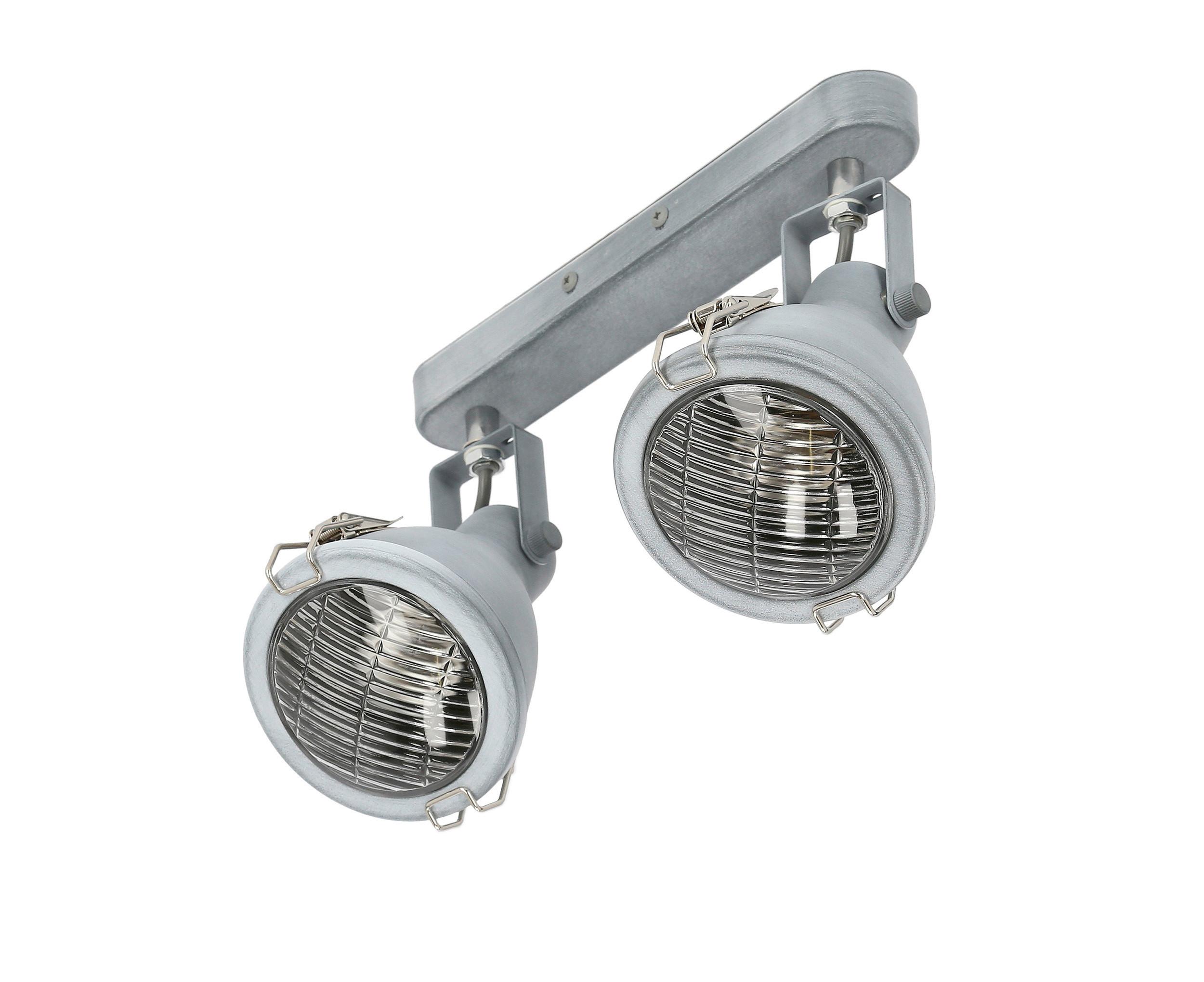 Reflektor Crodo - siva, Trend, metal (45/11/19cm)