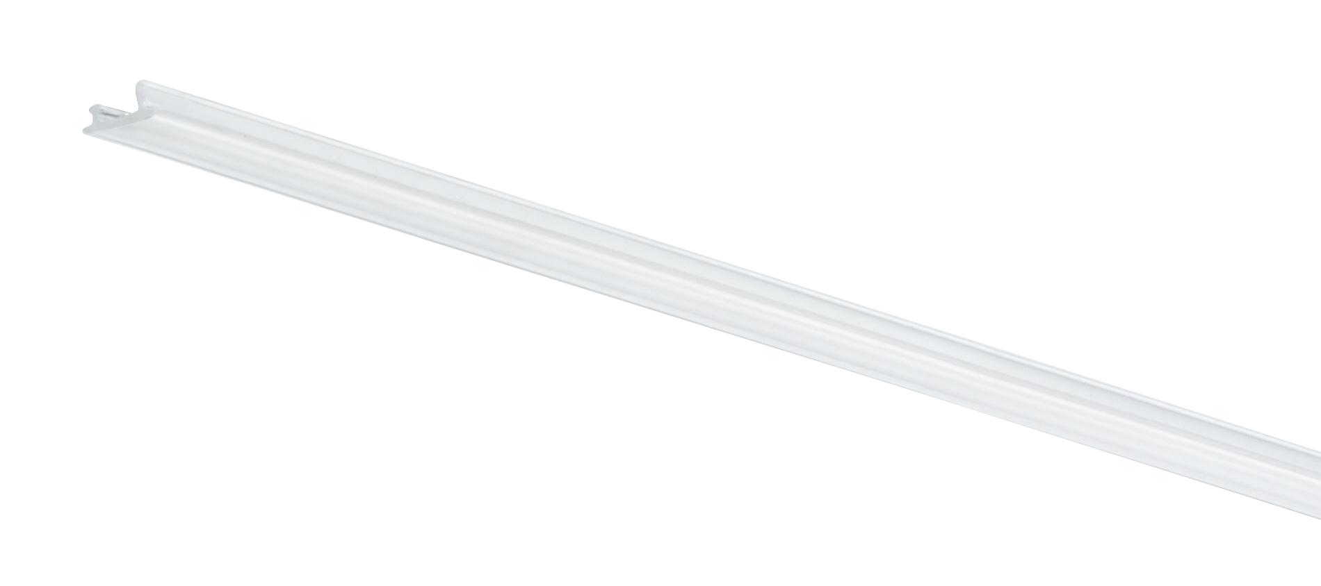 Schienensystem-Abdeckschiene Safety Cover Strip Transparent - Transparent, Basics, Kunststoff (68/1cm) - Paulmann