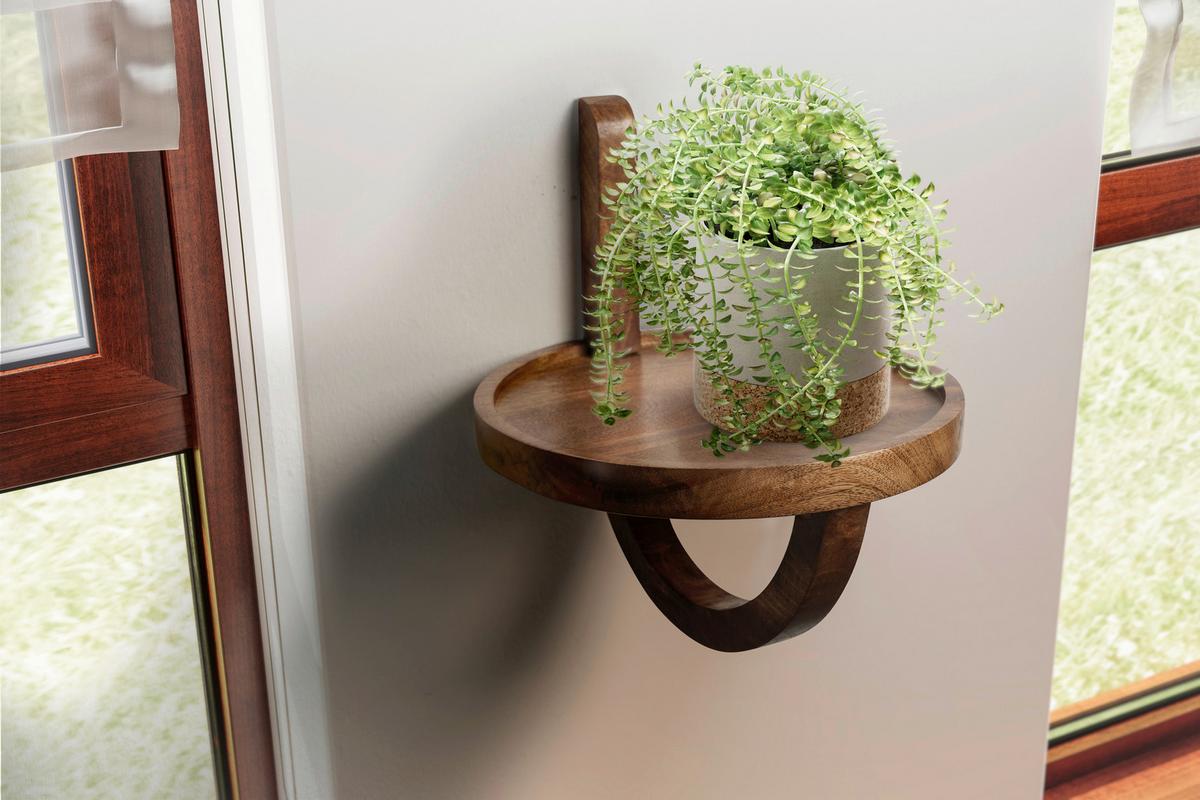 Stenski Regal Wl6.788 - naravne barve, Natur, les (30/33/30cm) - MID.YOU