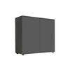 Kommode Mailand Typ 4 Anthrazit - Anthrazit/Schwarz, MODERN, Holzwerkstoff/Kunststoff (79/73/33cm) - MID.YOU