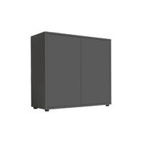 Kommode Mailand Typ 4 Anthrazit - Anthrazit/Schwarz, MODERN, Holzwerkstoff/Kunststoff (79/73/33cm) - MID.YOU