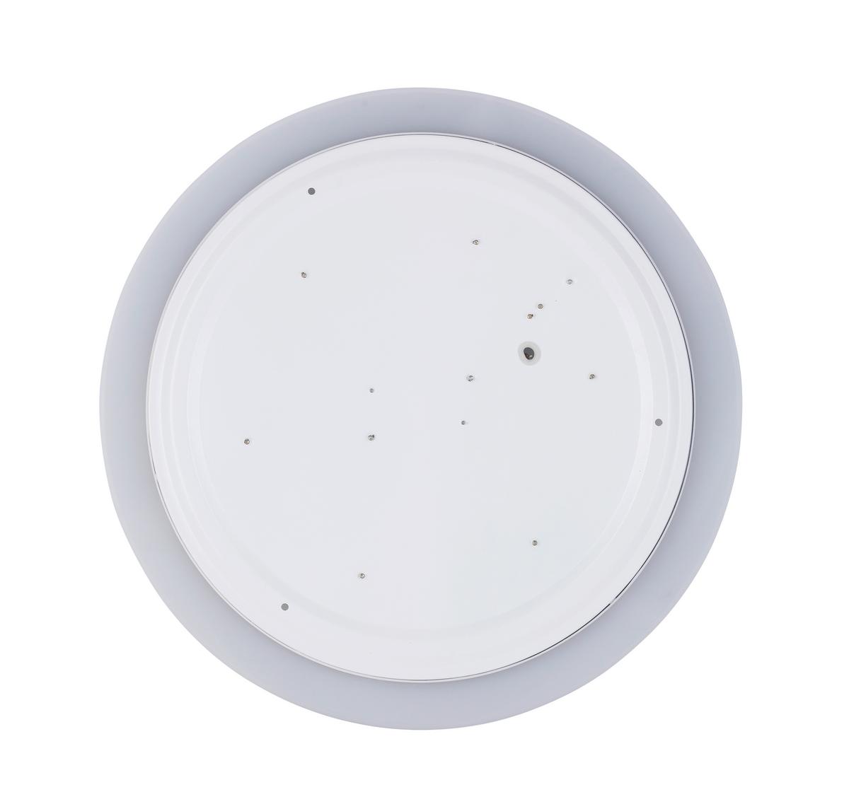 LED Smart Mennyezeti Lámpa Mirsada - fekete/fehér, műanyag/fém (40/9cm) - Premium Living