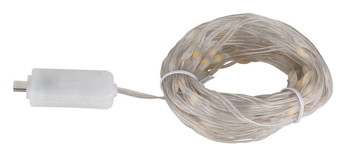 Svetlobna Girlanda Juzil - prosojno, Moderno, umetna masa (500cm) - Mömax