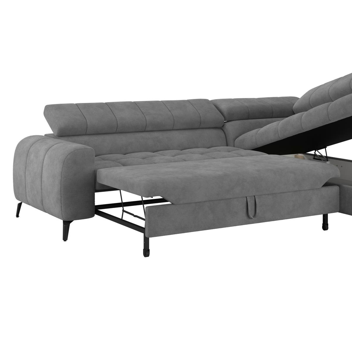 Coltar VOLF - gri-albăstrui/negru, Trend, plastic/textil (261/203cm) - Modern Living