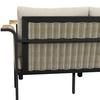 DINING-LOUNGESET CASSANDRA - Hellbraun/Teakfarben, MODERN, Holz/Textil - Bessagi Garden