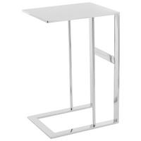 BEISTELLTISCH SITA 100 SILBER - Grau, Design, Metall (40/60/30cm) - Kayoom