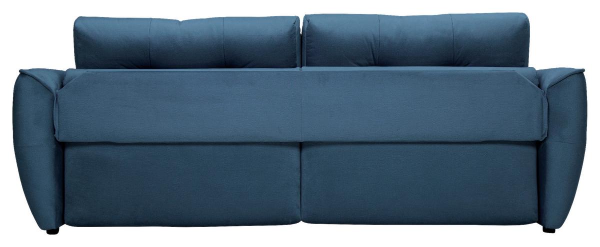 Canapea extensibila BOMBEI - petrol/gri, Modern, lemn/textil (243/94/125cm) - Premium Living