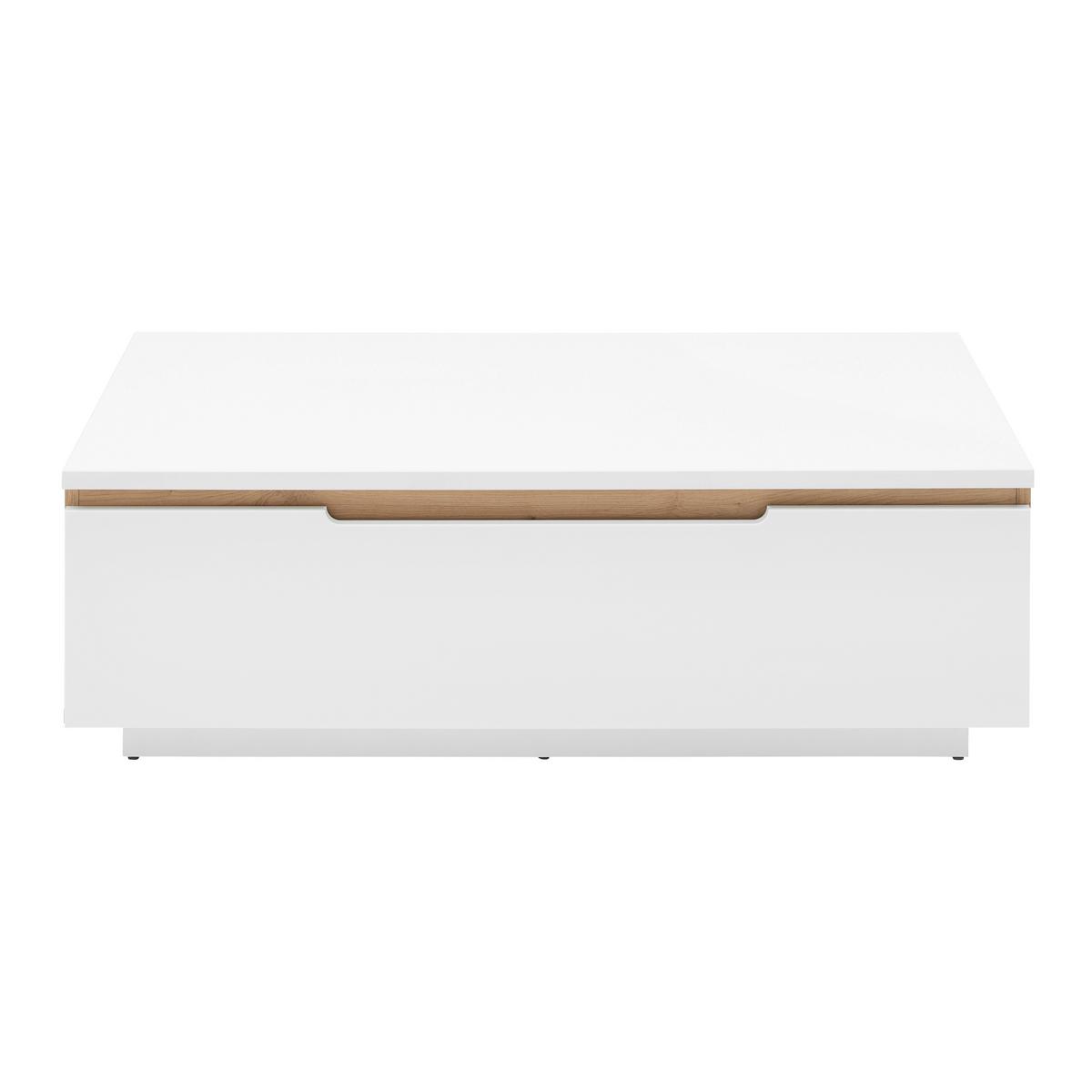 Couchtisch Dallas Weiß - Weiß, MODERN, Holzwerkstoff (110/70/36cm) - Premium Living
