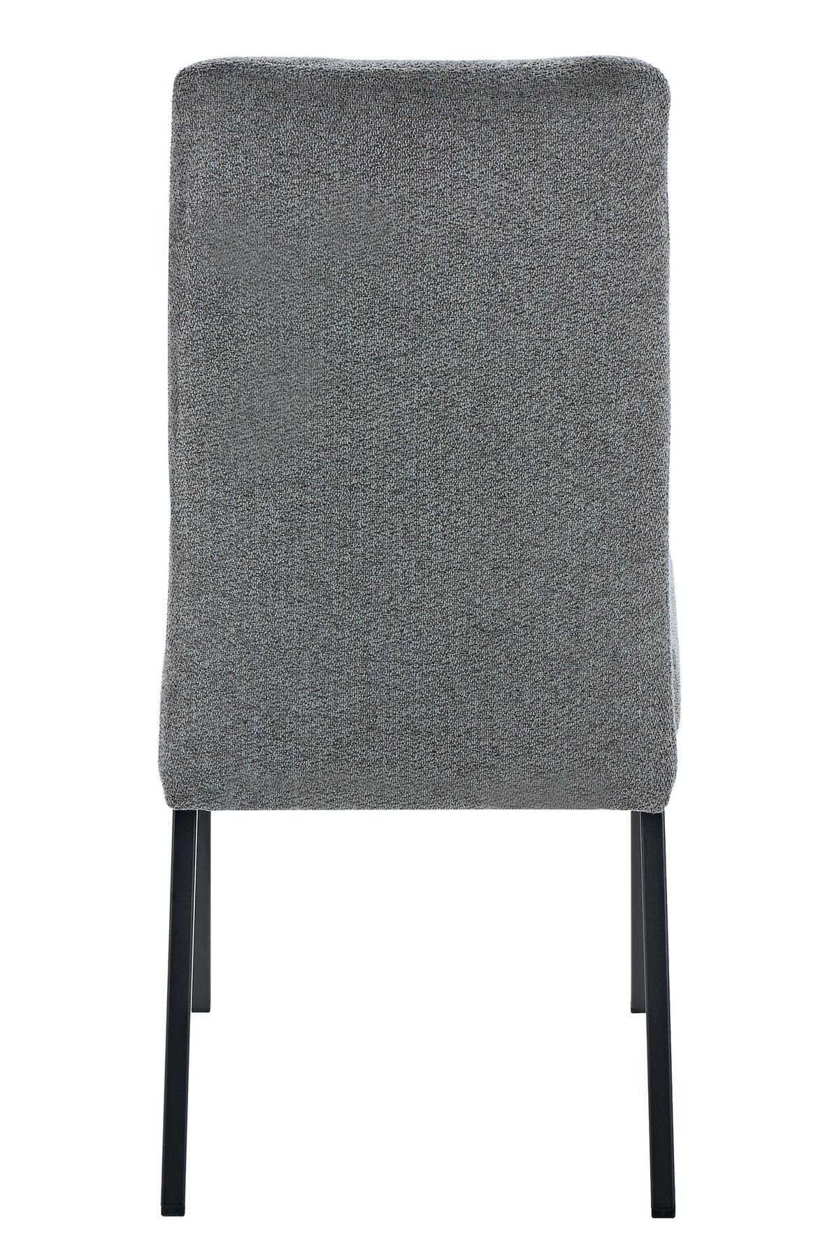 STUHL-SET CATANIA I S 4ER-SET - Anthrazit/Schwarz, MODERN, Textil/Metall (44/95/63,5cm) - MID.YOU