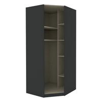 Korpus Kotne Omare Unit - antracit, Moderno, leseni material (91,1/210/91,1cm) - Based