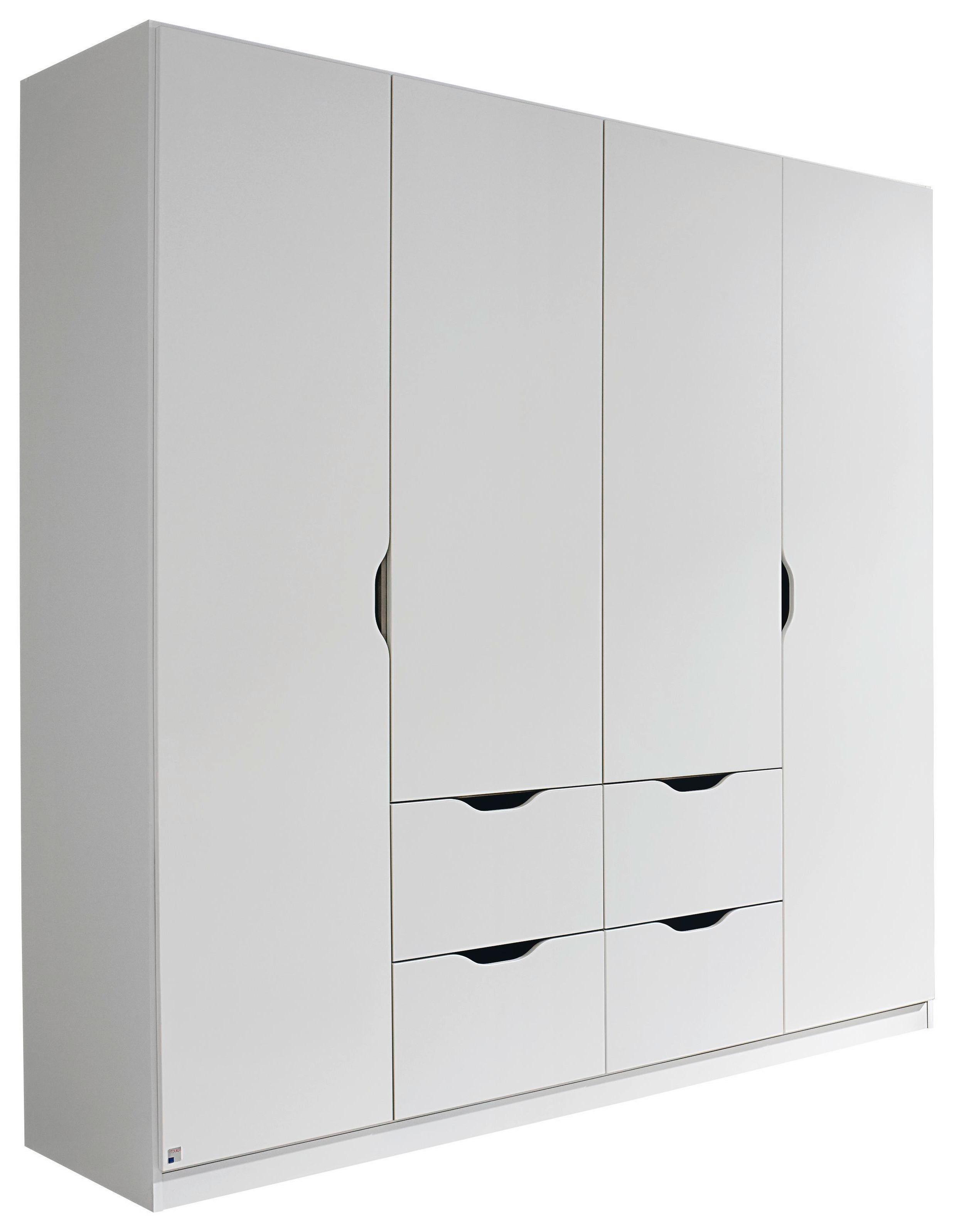 Kombischrank Freising ca. 181x197x54 cm Weiß - Weiß, MODERN, Holzwerkstoff (181/197/54cm) - Rauch Möbel