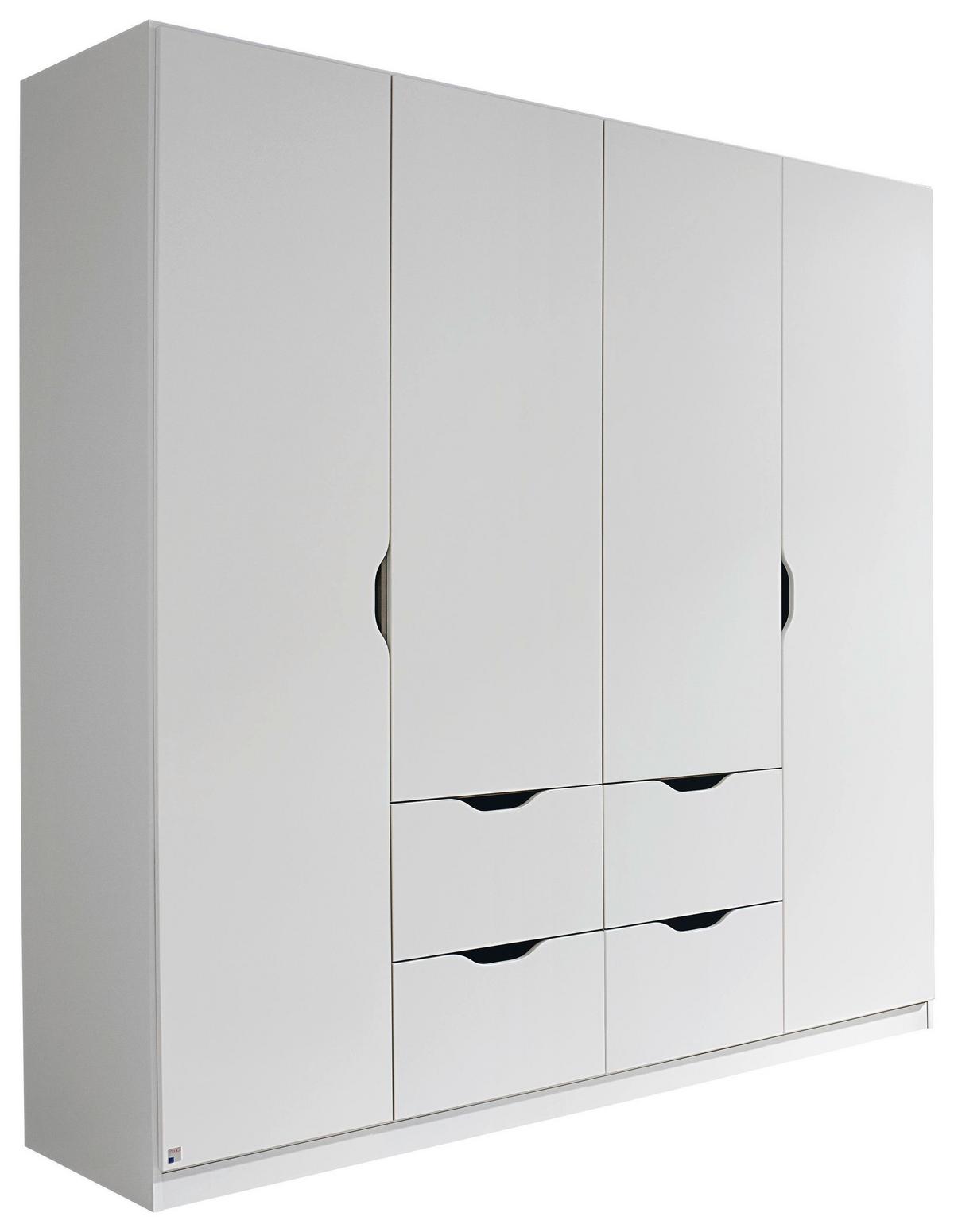 Kombischrank Freising ca. 181x197x54 cm Weiß - Weiß, MODERN, Holzwerkstoff (181/197/54cm) - Rauch Möbel