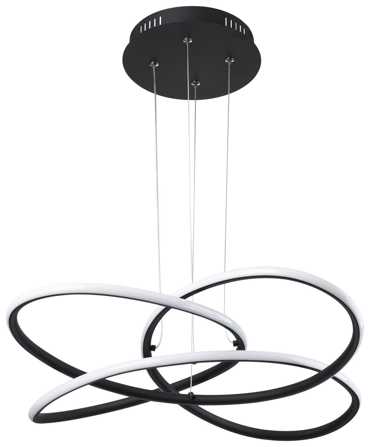 LED-Hängeleuchte Panda max. 30 Watt - Weiss/Opal, Basics, Kunststoff/Metall (75/120cm) - Globo