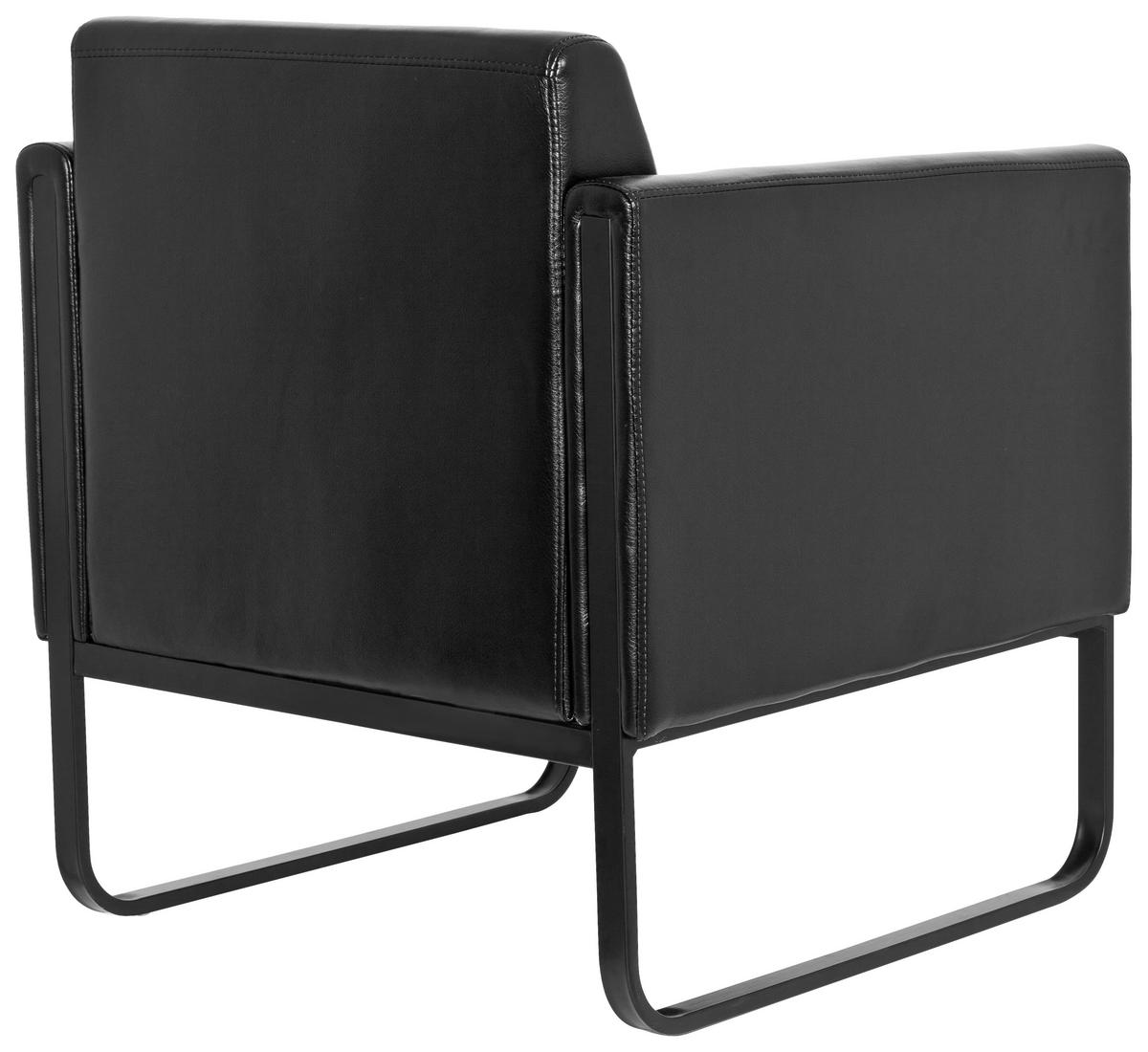 Fotelj Bali Black, Črna - črna, Moderno, kovina/tekstil (67/78/71cm) - MID.YOU