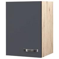 Kuhinjski Gornji Element Shadow H40 - tamno siva/boje oplemenjenog čelika, Moderno, drvni materijal/metal (40/54/32cm)