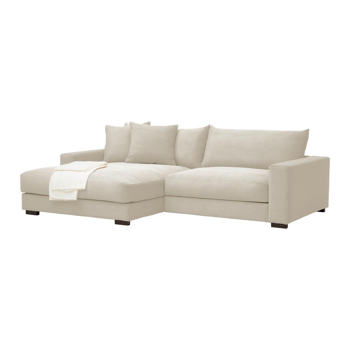 Kutna Garnitura Pedro - krem, Moderno, tekstil (180/83/265cm) - Mömax