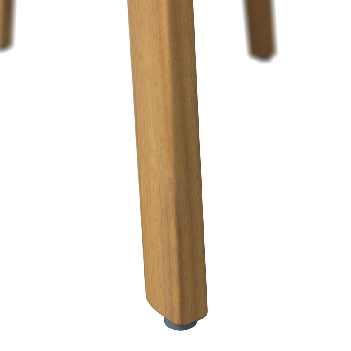Gartenset Michi 2 Grau/Akaziefarben, 4-teilig - Grau/Akaziefarben, MODERN, Holz/Metall (76/162,5/75cm) - Mömax